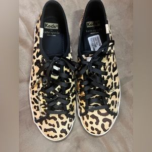 Kate Spade Keds Leopard tennis shoes